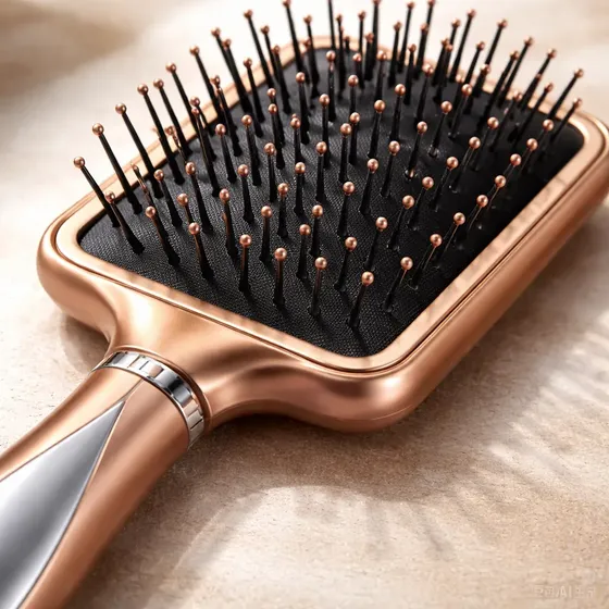 Escova De Cabelo Profissional Pente De Pentear Cerdas Macias