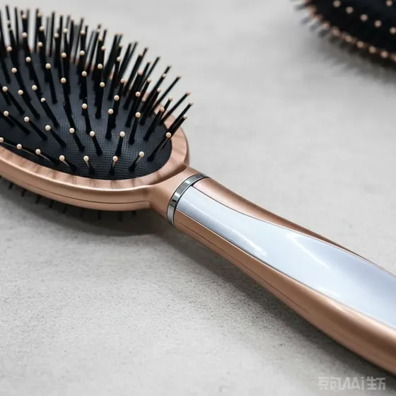 Escova De Cabelo Profissional Pente De Pentear Cerdas Macias