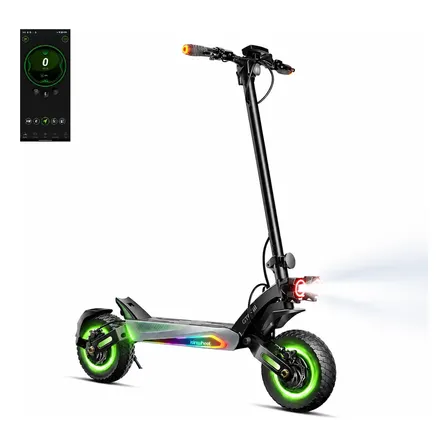 Patinete Elétrica Gt4 Para Adultos Motor 1200w*2 32km/h Preto