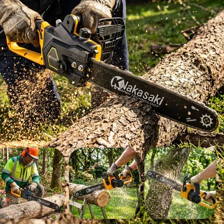 Motosserra Elétrica K Nakasaki 2300w Sabre 16pol 7000rpm Amarelo 220v