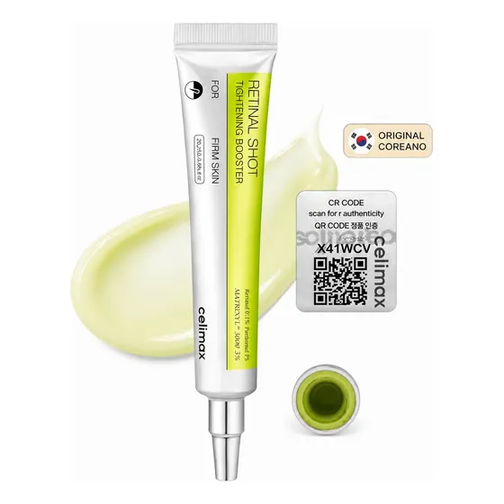 Creme Facial Retinal Shot 0.1% Korean Anti Idade Rugas Verde