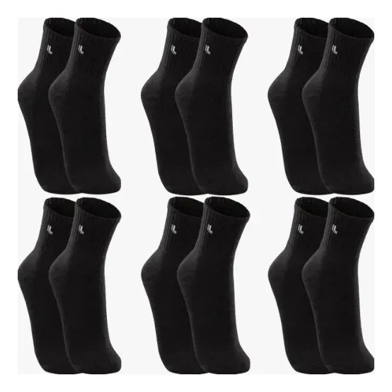 Kit 6 Pares Lupo Cano Médio Original Esportiva Academia