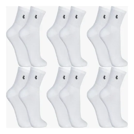 Kit 6 Pares Lupo Cano Médio Original Esportiva Academia