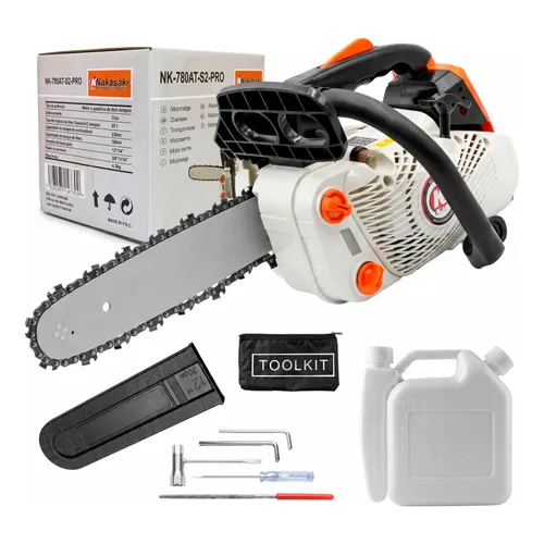 Motosserra A Gasolina 33cc 2t Profissional Sabre 27cm Laranja