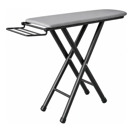 Tabua De Passar Roupa Resistente Tecido Térmico 3 Alturas Preto