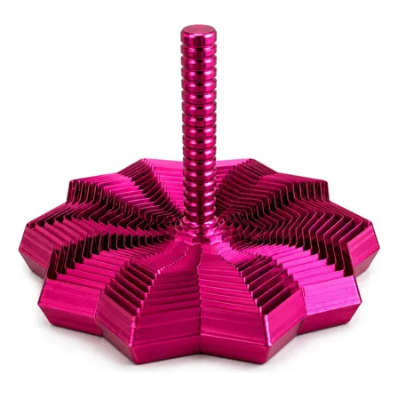 Estrela Fidget Toy Sensorial Anti Stress Ansiedade Rosa Escuro
