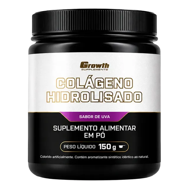 Colágeno Hidrolisado 150g Growth Supplements Uva