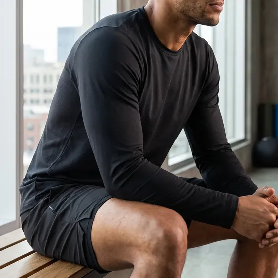 Camiseta Manga Longa Esportiva Homem Mercado Livre Basics