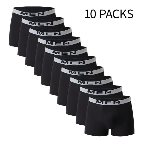 Kit 10 Cuecas Boxer Masculinas Trunk
