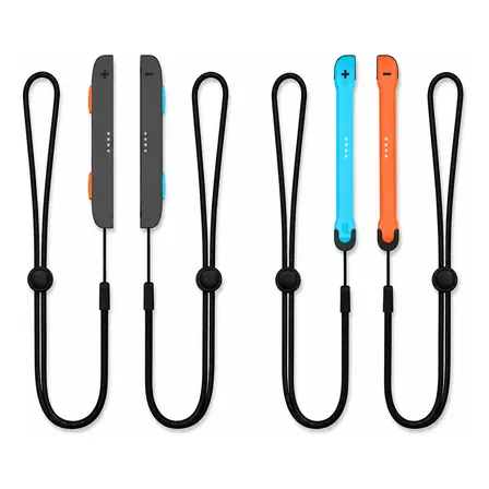Straps Para Nintendo Switch Oled V1 V2 Alça Regulável Par Azul E Laranja