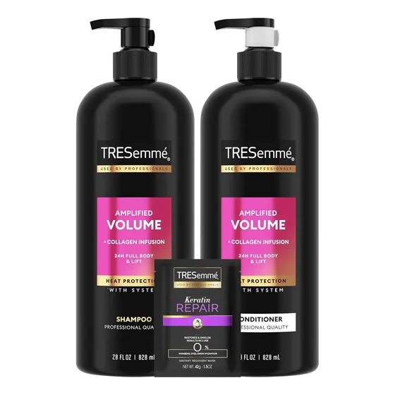 Conjunto De Shampoo E Condicionador Tresemmé, Máscara Capila