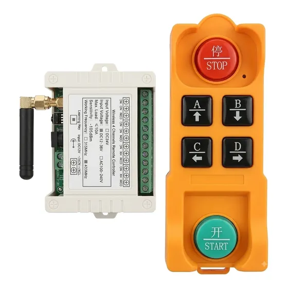 Controle Remoto Industrial Talha Ponte Rolante + Video