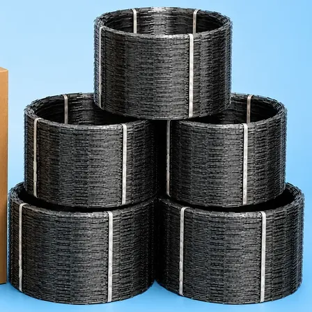 50m Cerca Concertina Profissional 45cm - 5 Rolos 40 Voltas