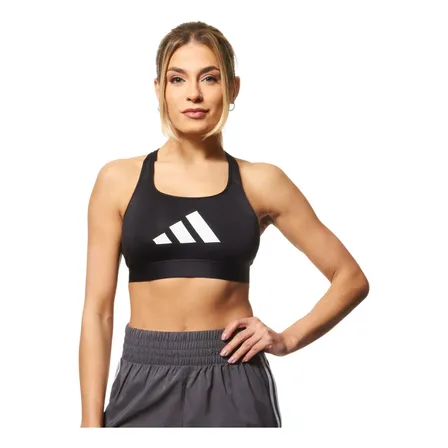 Top Esportivo Feminino Powereact Big Logo Adidas