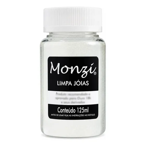 Limpa Joias Ouro 18k Monzi Grande 125ml Original