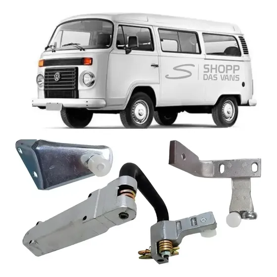 Kit Carrinho Guia Kombi Porta Correr Lateral De 1997 À 2014