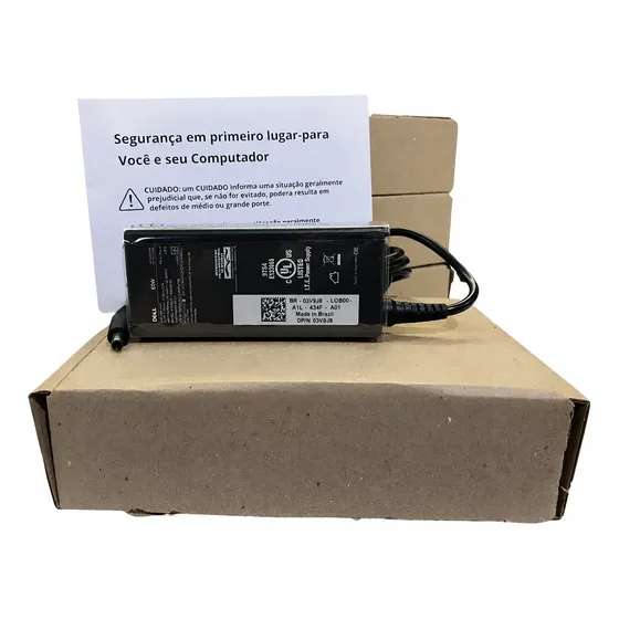 Fonte Carregador Notebook/ultrabook Dell 65w 19.5v 3.34a