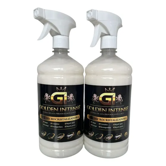 Kit 2 Litros Cera Microcristalização Brilho Carro Vidro Box