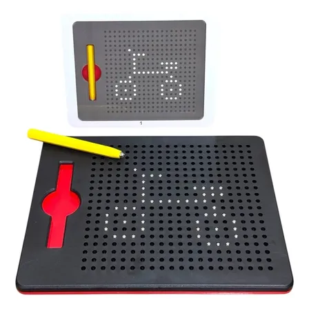 Prachenta Magnética Infantil Magpad P 380 Esferas 10 Cartõe Preto