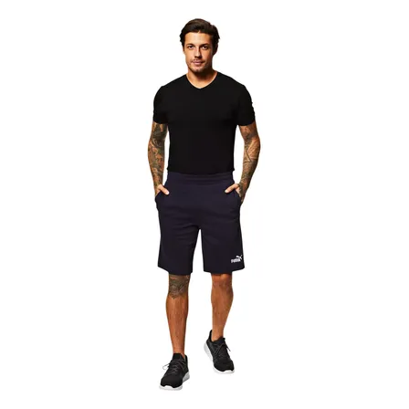Short Masculino Essentials No. 1 Logo Jersey 10 Puma New Navy Geométrico M