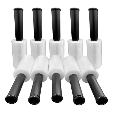 Kit 10 Rolos Filme Stretch Transparente 10cm Com Aplicador