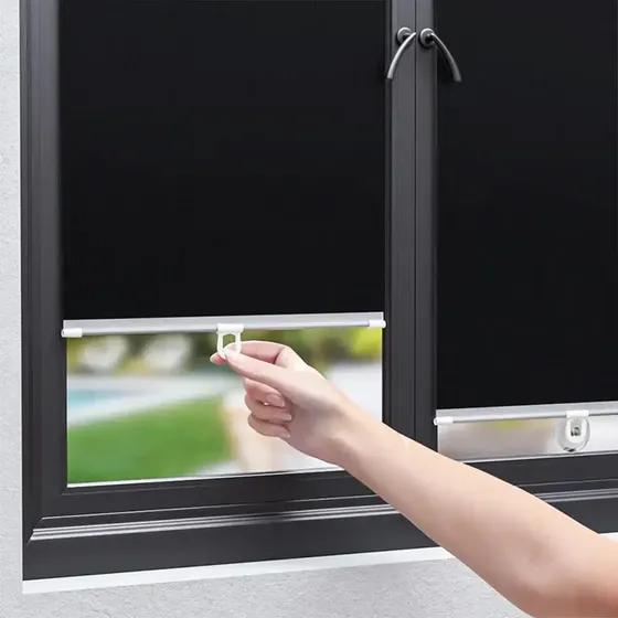 Cortina Retratil Isolamento Termico Blackout 58x125cm