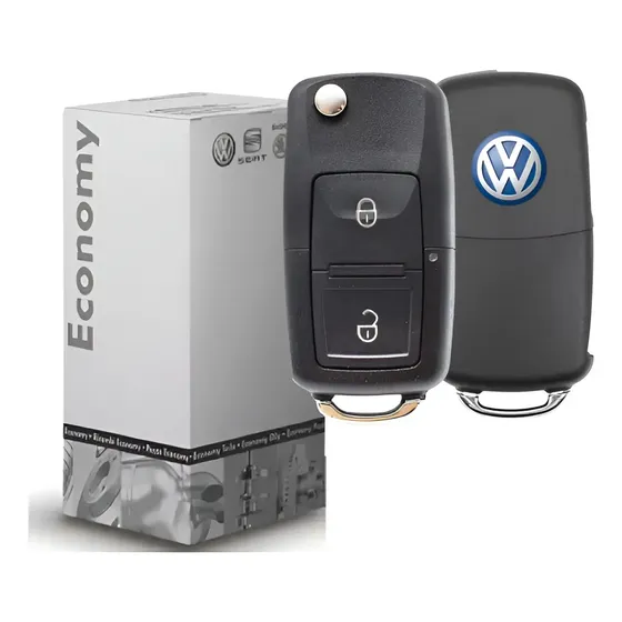 Capa Chave Canivete Vw Fox Golf Saveiro 2009 2010 2011 2012