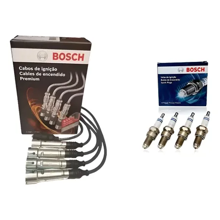 Kit Cabo E Vela Santana 1.8 2.0 Ap Mi 97 98 99 2000 A 2005 Preto