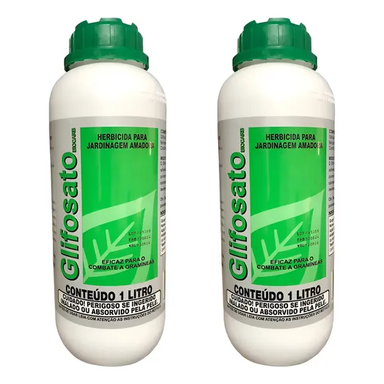 2x Glifosato Mata Mato Forte Líquido - O Melhor Do Mercado