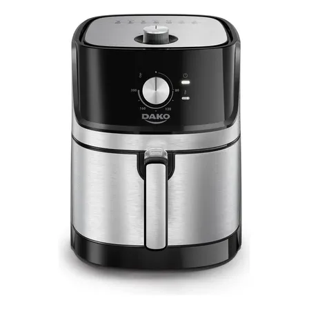 Fritadeira Air Fryer Dako Analógica 5l Preto/inox 110v Preto 110v