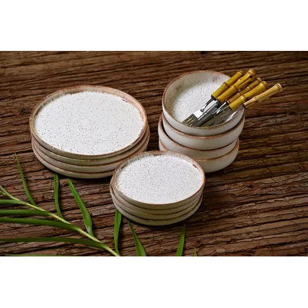 Aparelho De Jantar Colors Branco 12 Peças, Scalla Ceramica
