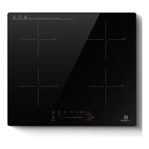 Cooktop Indução 4 Bocas Touch 7000w Panda Plus Preto 220v Preto 220v