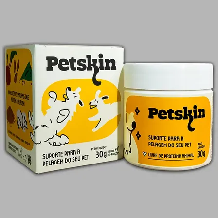 Suplemento Natural Pet P/ Dermatite E Leishmaniose - Petskin