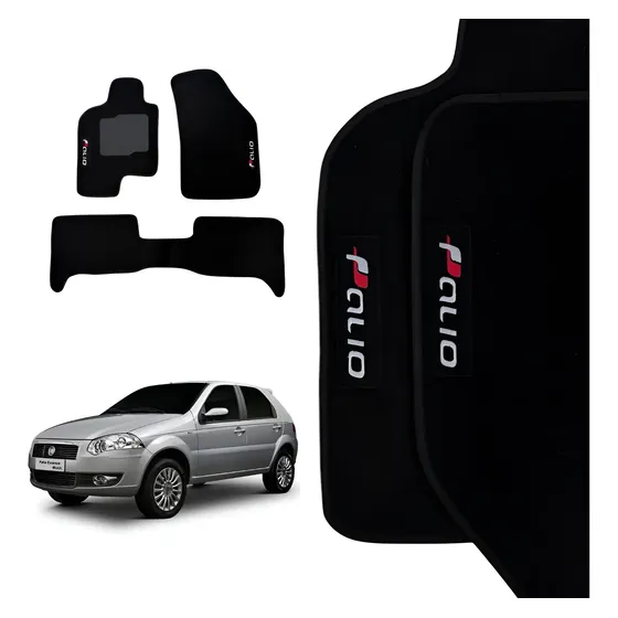 Jg Tapete Carro Carpete Premium Para Fiat Palio 2008 A 2011