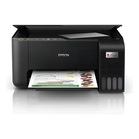 Impressora Multifuncional Cor Epson Ecotank L3250 127v Preto 127/220v
