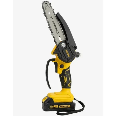 Motosserra Profissional 6pol 2 Baterias 21v Bivolt 600w
