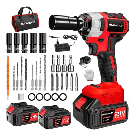 Chave Impacto Bateria Brushless Furadeira E Parafusadeira Vermelho 110/127/220v 60hz
