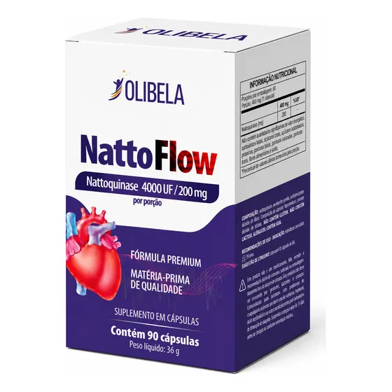 Nattokinase 4000uf Sistema Circulatório | Natoquinase Vegano