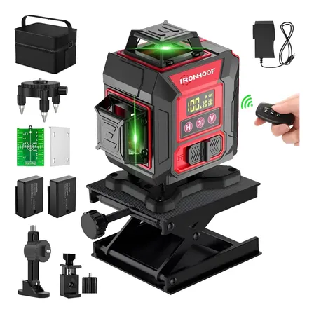 Nivel Laser 16 Linhas Verde Recarregável 360 Graus 4d 30m