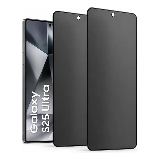 2 Película Para Samsung S25 Ultra Cerâmica Fosca Privacidade