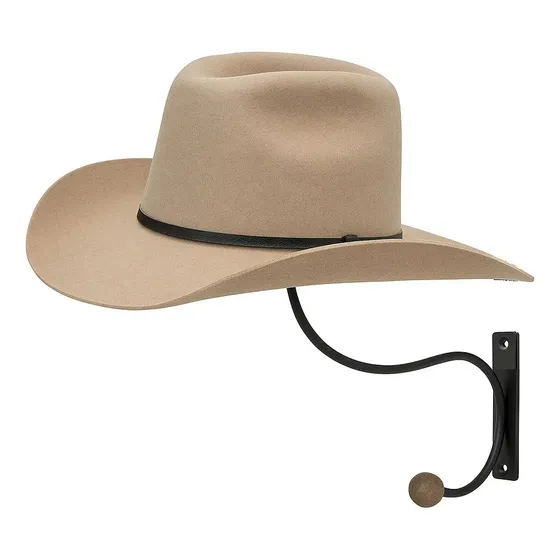 Cabide Suporte Porta Chapéu De Parede Em Aço Envio Imediato