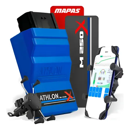 Módulo Athlon M250x Central Injeção Eletrônica Programável Com Mapa E Suporte