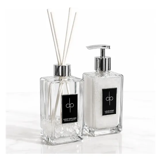 Kit Lavabo - Aromatizador & Sabonete - Crystal (chá Branco)