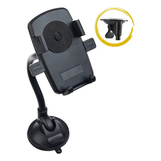 Suporte De Celular Veicular Com Ventosa Parabrisa Painel Gps