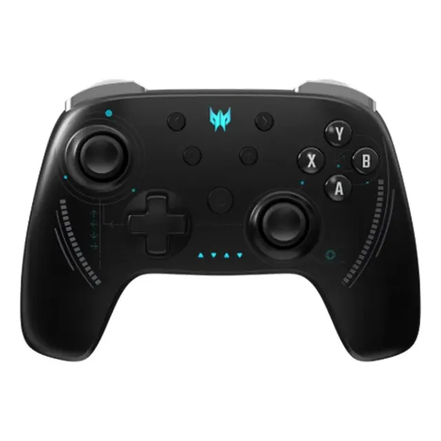 Controle Gamer Predator Pgr300 Sem Cabo Preto Com Detalhes Azuis