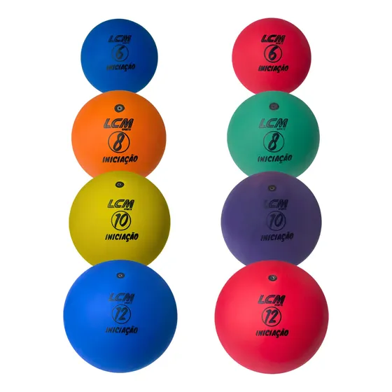 Kit Bola Iniciação 6, 8, 10 E 12 Sortidas (2 Unidades Cada)