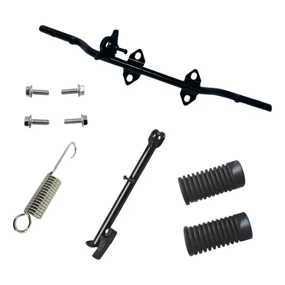 Estribo Pedal Apoio Completo Cg 125 Titan 2000 Até 2008