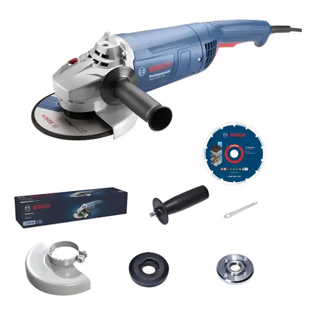 Esmerilhadeira Bosch 2200w 7 220v + Disco Diamantado Preto 220v