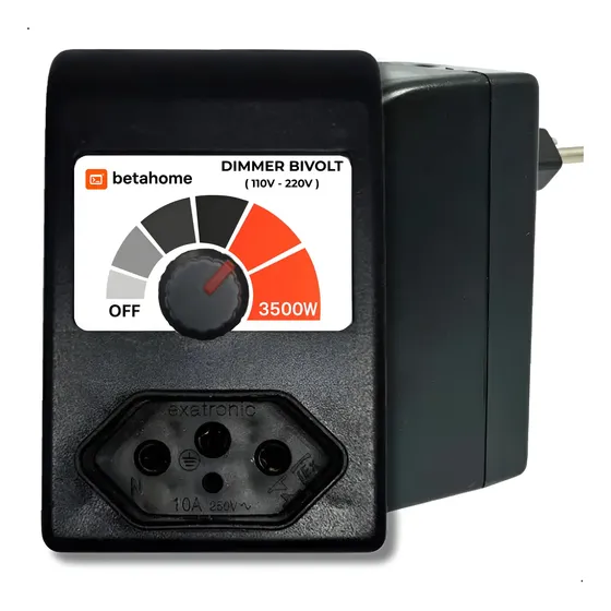 Controlador Elétrico Dimmer 3500w Bivolt 110v 220v Betahome