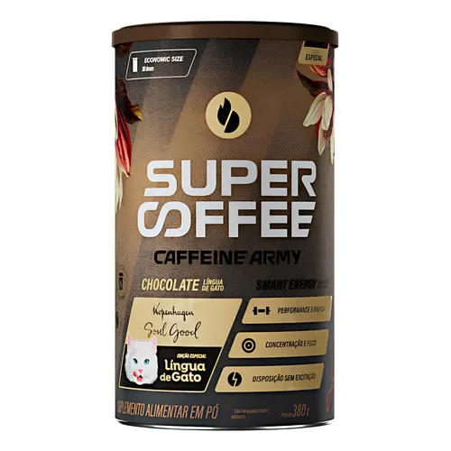 Supercoffee Chocolate Língua De Gato 380g - Caffeine Army